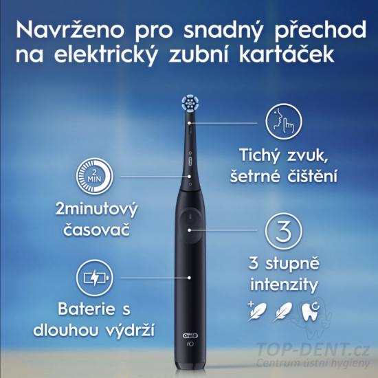 Oral-B iO Series 2 elektrický zubní kartáček Black + pouzdro
