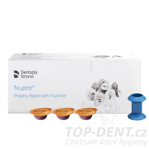 Dentsply NUPRO® polish střední (medium) pasta s fluoridy (pomeranč), 200x2g