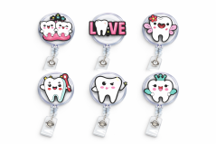 Navíjací klip pre visačku, 1 ks (vzory dental)