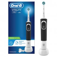 Oral-B Vitality 100 Cross Action elektrický zubní kartáček BLACK
