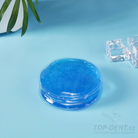 Chladivé/hřejivé polštářky kulaté, 2 ks (modré)