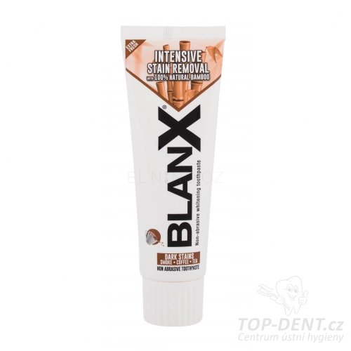 BlanX Intensive Stain Removal bělící zubní pasta s bambusovými výtažky, 75ml