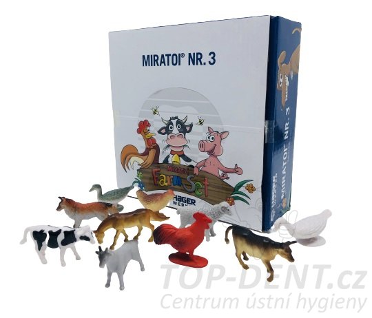 Miratoi Farmerset N.3 zvieratká pre deti, 100ks