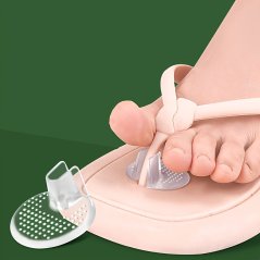 Gelový chránič mezi prsty do žabek - transparent, 2 ks