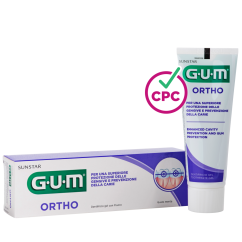 GUM Ortho zubná gélová pasta na čistenie s rovnátkami, 75ml