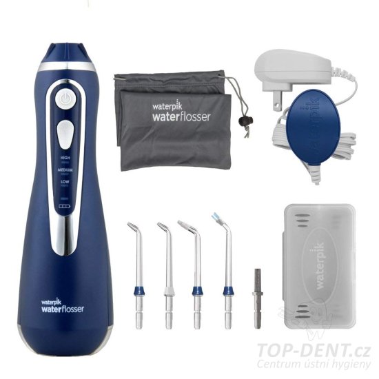 Waterpik Cordless Advanced WP563 Blue ústní sprcha