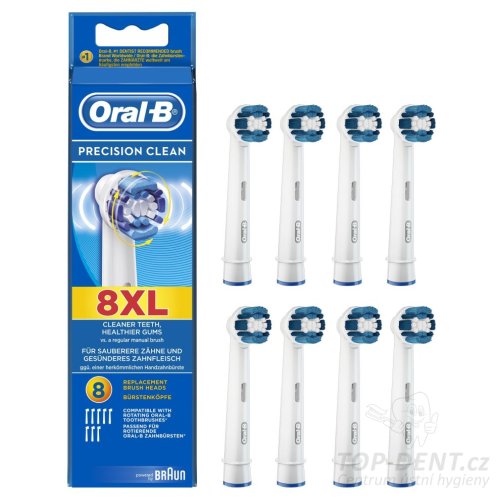 Oral-B Precision Clean náhradní hlavice, 8ks