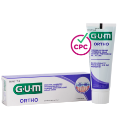 GUM Ortho zubná gélová pasta na čistenie s rovnátkami, 75ml