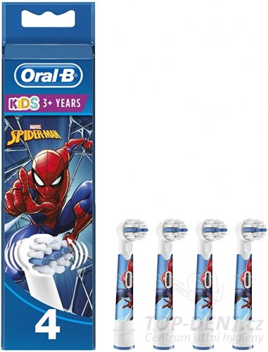 Oral-B Stages Power Kids EB10-4 náhradní hlavice Spiderman, 4ks