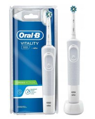 Oral-B Vitality 100 Cross Action elektrická zubná kefka WHITE (blister)