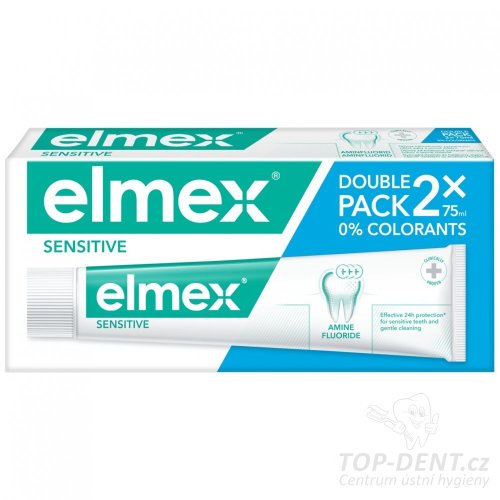 Elmex Sensitive Double Pack zubná pasta, 2x75ml