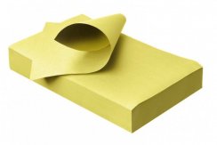 PURE papírové podložky na tácky (žluté), 250ks