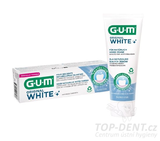 GUM Original White bieliaca zubná pasta, 75ml