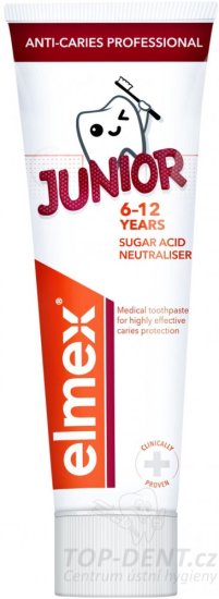 Elmex Junior Anti-Caries Professional zubná pasta, 75ml
