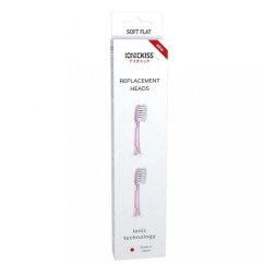 IONICKISS SOFT FLAT výměnná hlavice růžová (rovná vlákna), 2ks