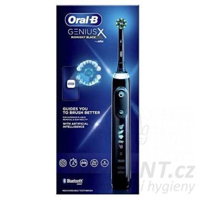 Oral-B Genius X Midnight Black elektrický zubní kartáček