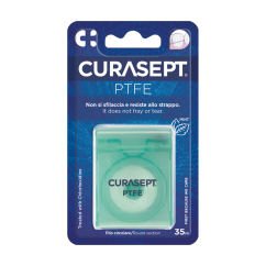 Curasept PTFE teflonová zubní páska s CHX (bez přichuti), 35m