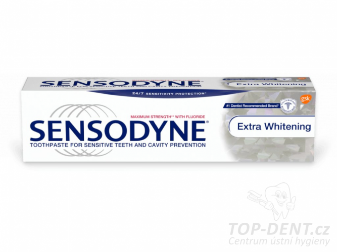 Sensodyne Extra Whitening bělící zubní pasta, 100ml