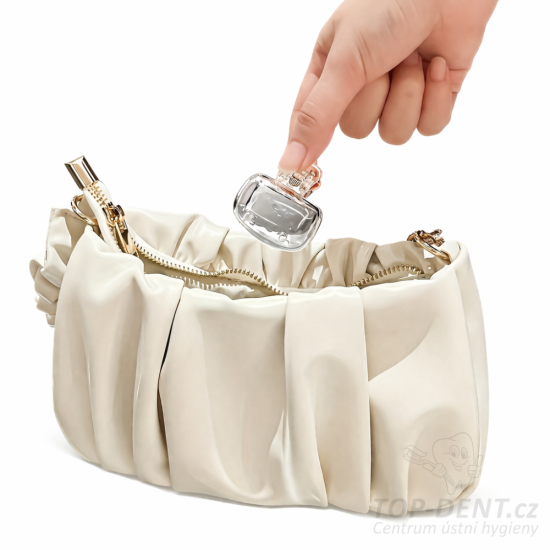 Cestovní krytka na kartáček, klips (transparent), 1 ks