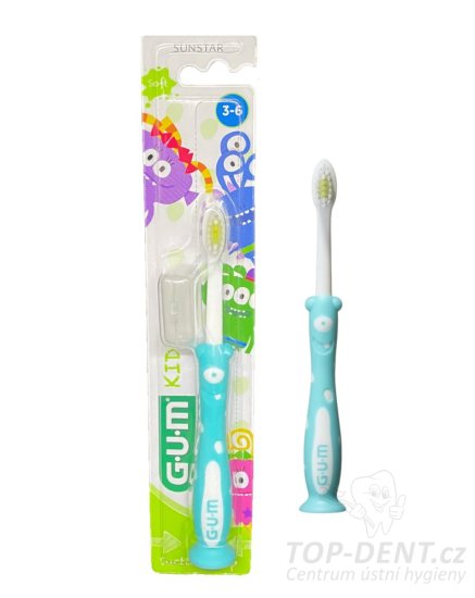 GUM Kids dětský kartáček Monsters (3-6 let)