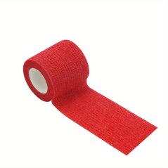 Samofixační bandáž - 5 cm x 4,5 m (červená), 1 ks