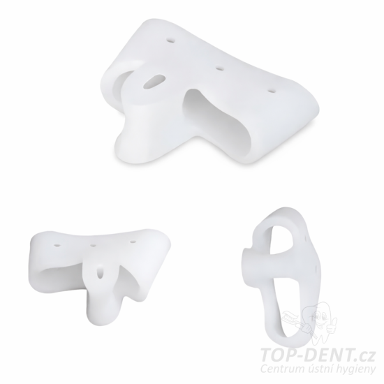 Gelový oddělovač palce navlékací, 2 ks (bílý)