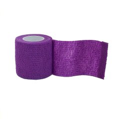 Samofixačná bandáž - 5 cm x 4,5 m (fialová), 1 ks