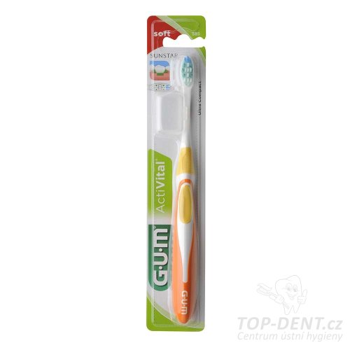 GUM Activital Ultra Compact zubní kartáček (soft)
