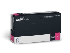 Zarys easyCARE nitrilové rukavice S (6-7) černé, 100ks