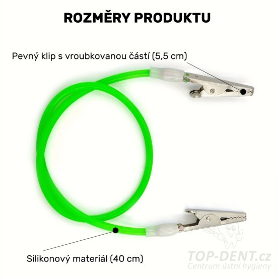 Držák na podbradníky / bryndáky (různé barvy), 1ks
