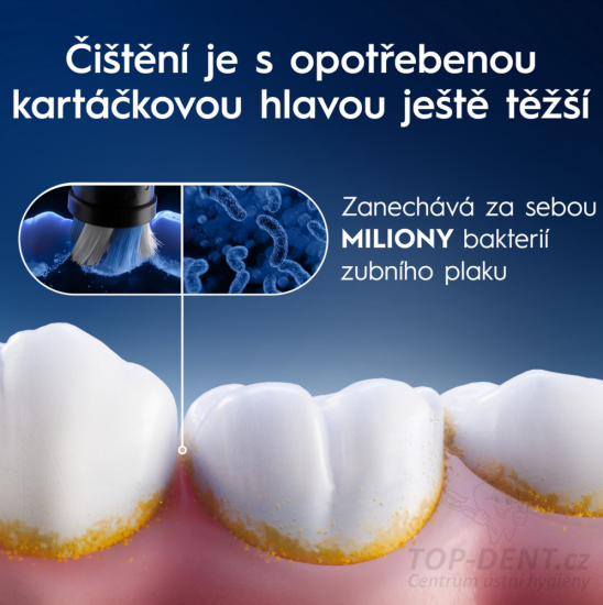 Oral-B iO Ultimate Clean náhradní hlavice Black, 6ks