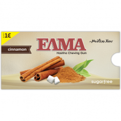 ELMA zvýkačky s mastichou Cinnamon, 10ks