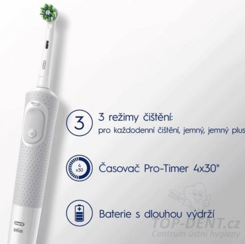 Oral-B Vitality PRO D103 Cross Action elektrický zubní kartáček White (box)