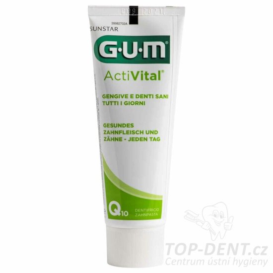 GUM ActiVital zubní pasta, 75 ml