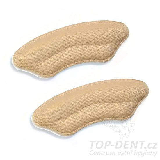 Patní měkká výstelka do bot, 2 ks (béžová)