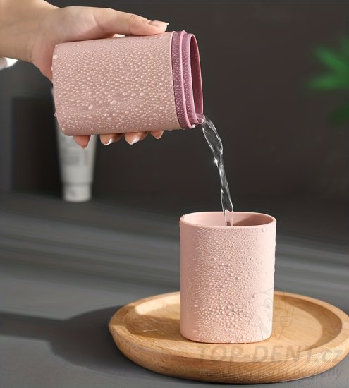 Cestovní pouzdro na zubní kartáček a pastu (tmavě zelené), 1 ks