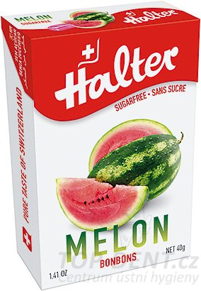 Halter Water Melon bonbóny bez cukru, 40g
