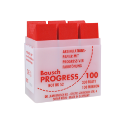 Progress 100 artikulační papír 300 ks (červený)