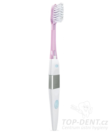 IONICKISS ORIGINAL zubní kartáček, Růžová hlavice SOFT (kónická vlákna)