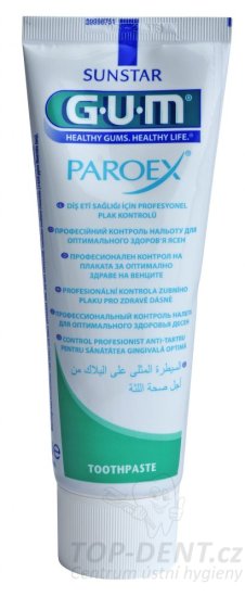 GUM PAROEX zubní pasta (CHX 0,06%), 75ml
