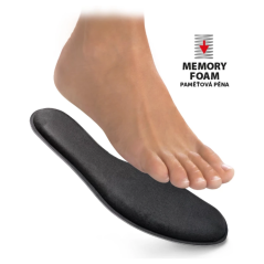 Vložky s pamäťovou penou, veľ. 37 - 45 (čierne)