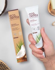 ECODENTA Organic Anti-plaque zubní pasta s kokosovým olejem, 75ml