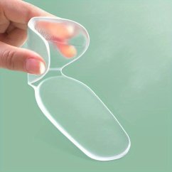 Patní gelové vložky do bot, transparent, 2 ks
