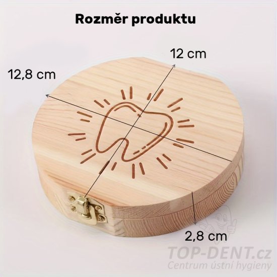Krabička na dětské zoubky s příslušenstvím