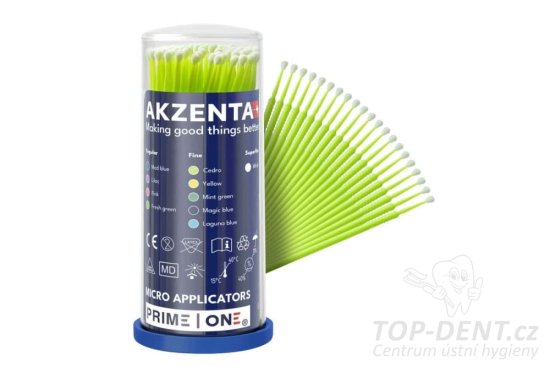 Akzenta Top Sticks Plus Micro aplikátory REGULAR (sv. zelené), 4x100ks