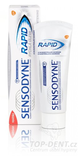 Sensodyne RAPID WHITENING zubní pasta, 75ml