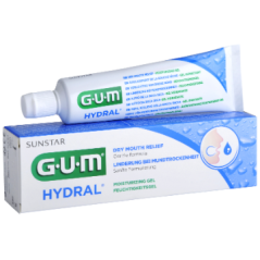 GUM Hydral zvlhčující zubní gel, 50 ml