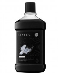 SEYSSO Carbon bělící ústní voda s čeným uhlím, 500ml