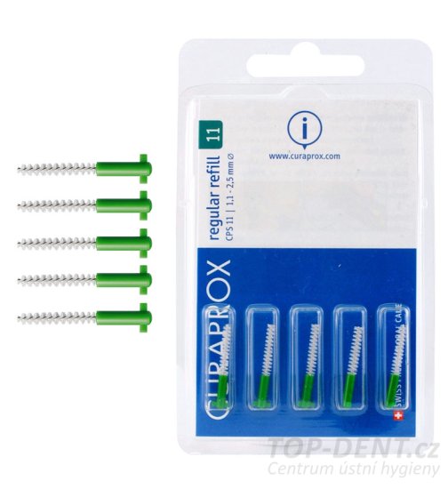 Curaprox CPS 11 Regular REFILL mezizubní kartáčky, 5ks (blistr)