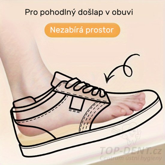 Gelové podpatěnky 2 cm (transparent), 2 ks